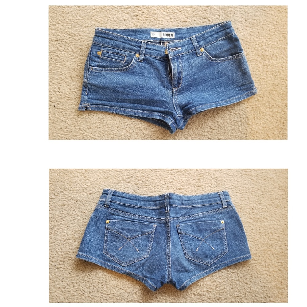 Denim shorts
